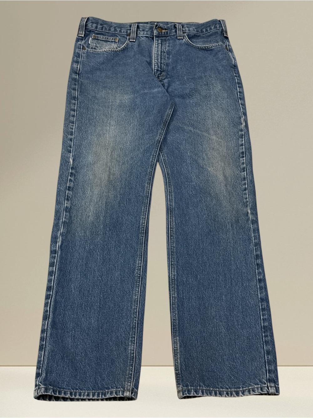 Carhartt B18-STW Men's Straight Jeans, Size 36 - Stonewash